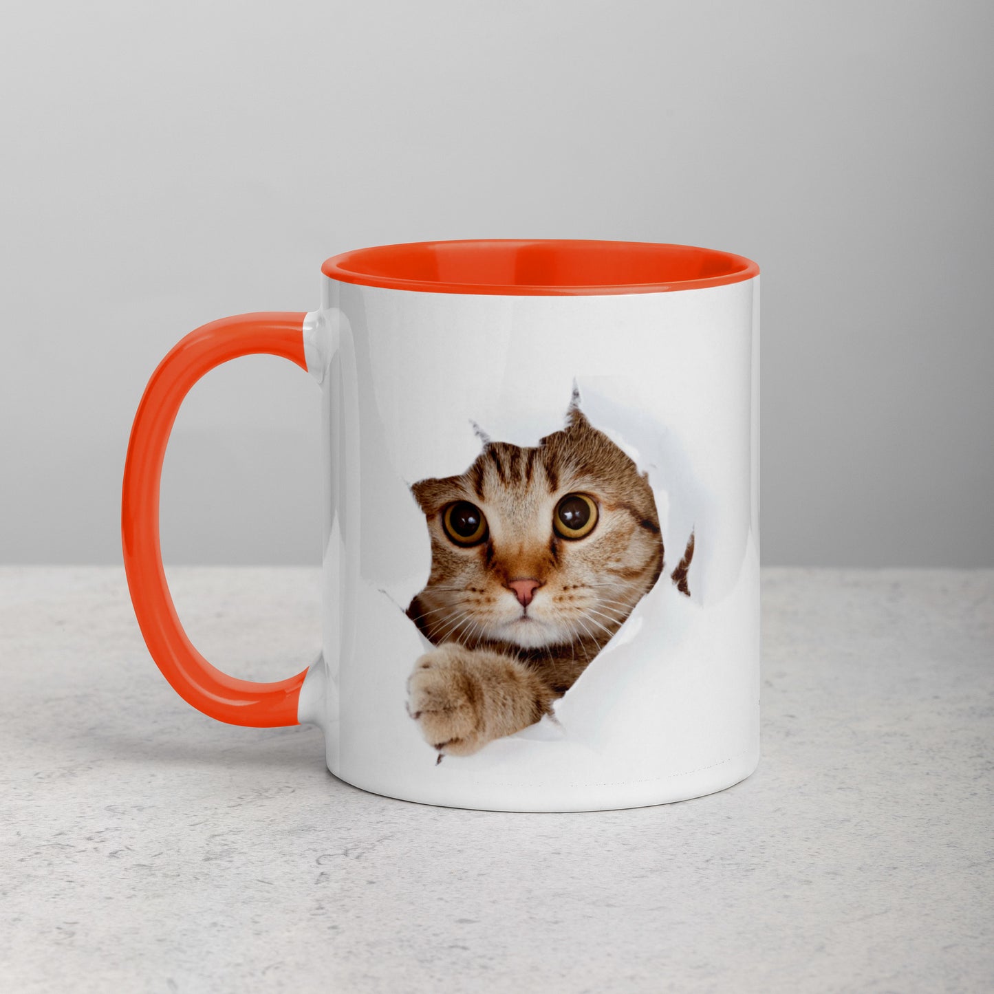 Perrfect Companion #01 Cute Kitten Mug with Color Inside