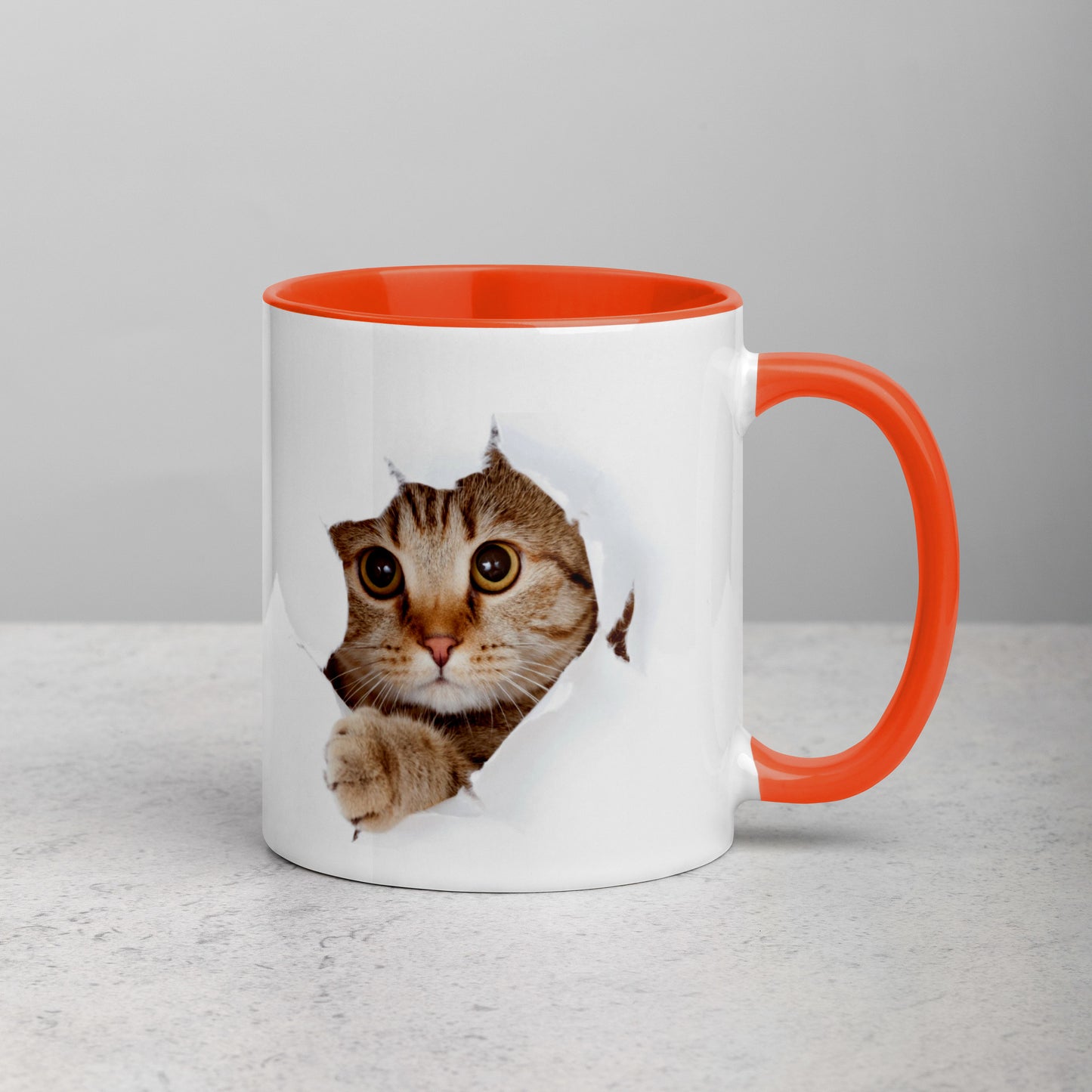 Perrfect Companion #01 Cute Kitten Mug with Color Inside
