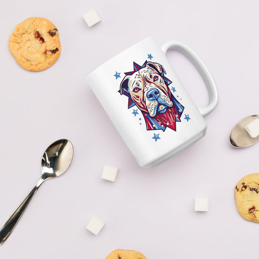 Patriotic Dog Mug