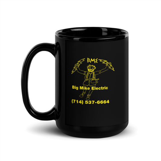Big Mike Electric Logo Black Mug