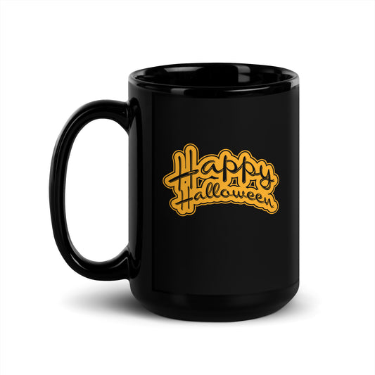 Happy Halloween Black Mug