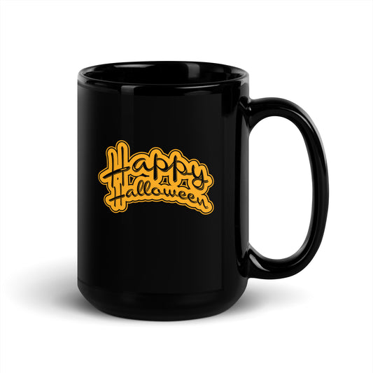 Happy Halloween Black Mug