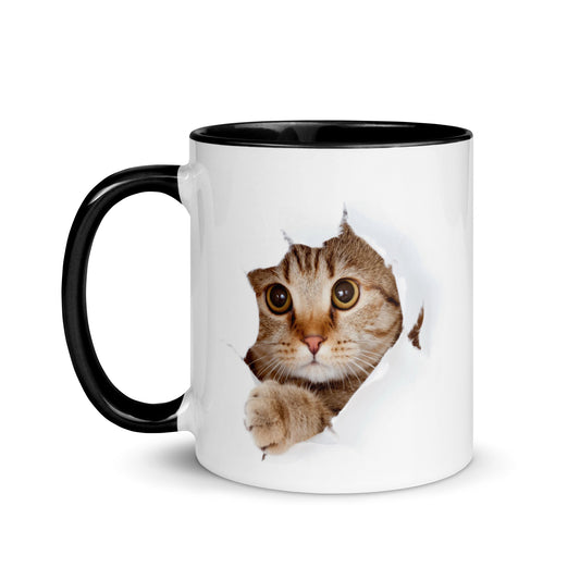 Perrfect Companion #01 Cute Kitten Mug with Color Inside