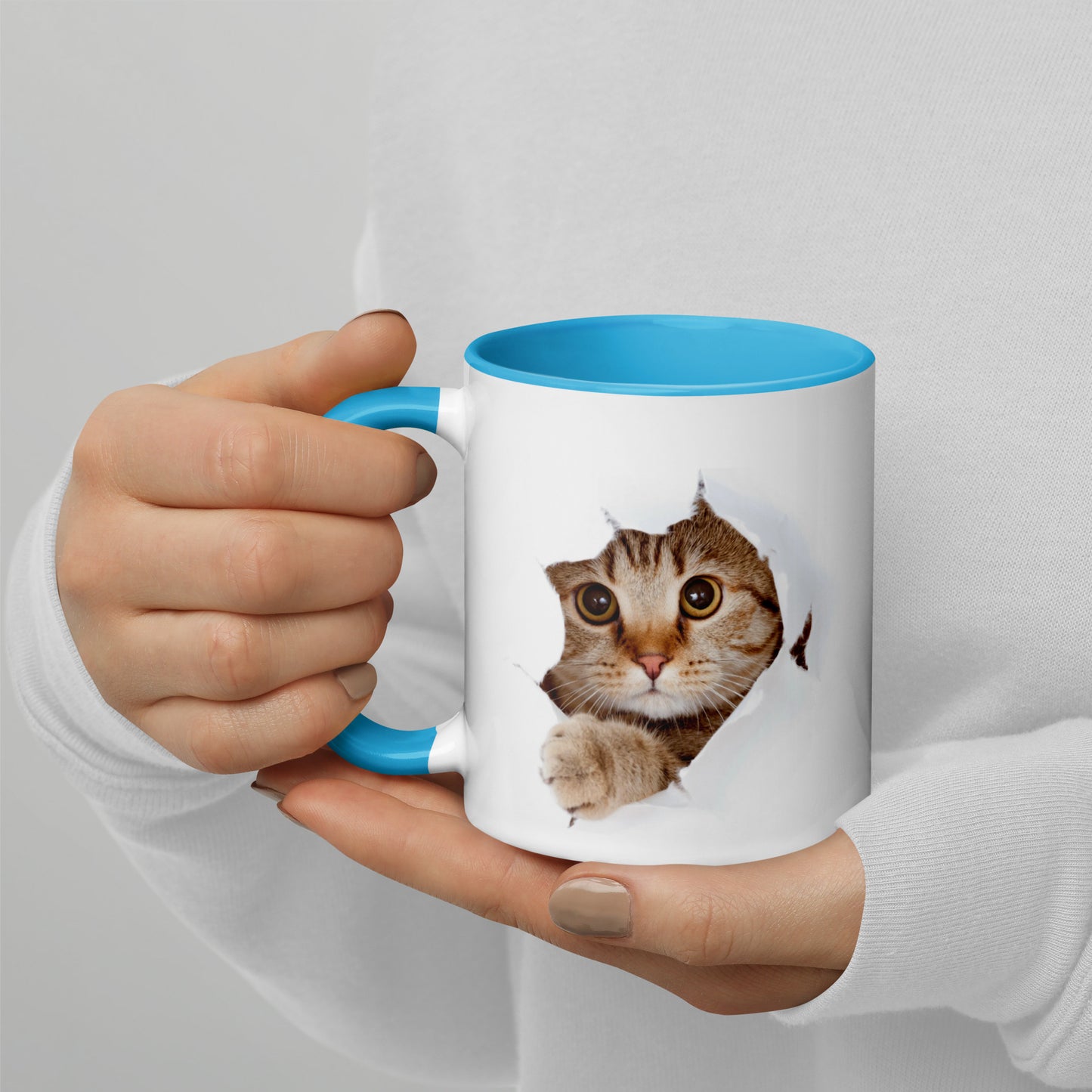 Perrfect Companion #01 Cute Kitten Mug with Color Inside