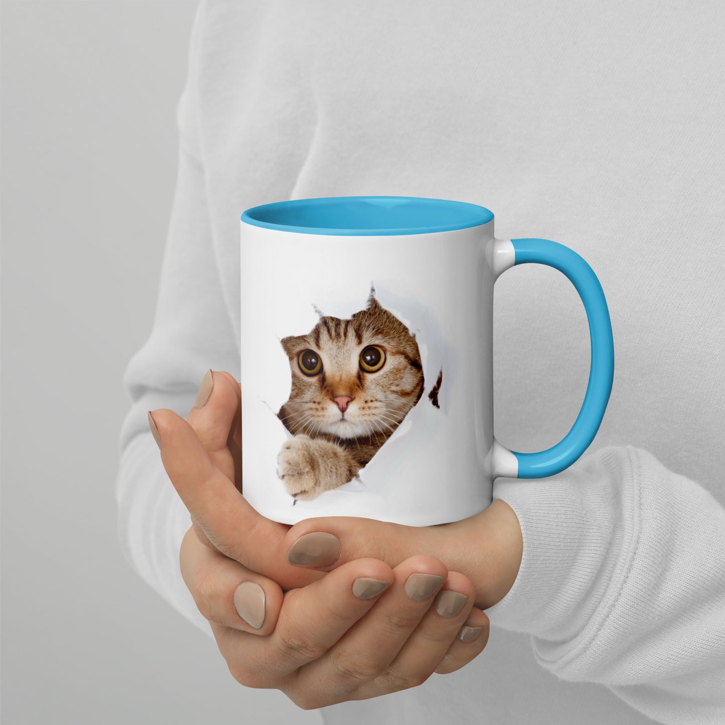 Perrfect Companion #01 Cute Kitten Mug with Color Inside