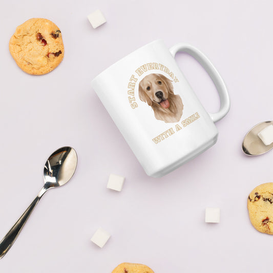 Golden Retriever Smile Mug
