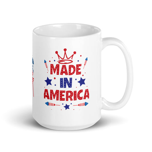 Made in America 4th of July Mug