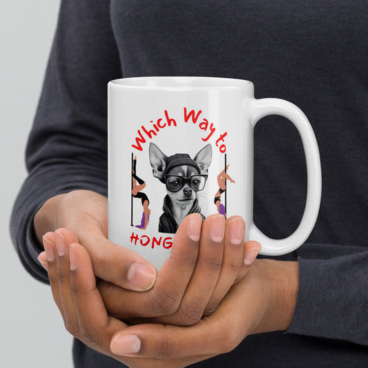 Which Way to Hong Kong Bachelor Party Mug